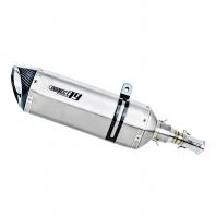 Project79 Stainless Steel Slip On Exhaust System with Titanium Muffler QPLZ01 + QPM06TT for Zontes 368G
