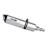 Project79 Stainless Steel Slip On Exhaust System with Titanium Muffler QPLZ01-368D + QPM06TT for Zontes 368D