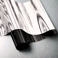 Silver Black Building Window Film