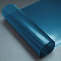 Blue Building Window Film