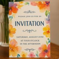 Invitation Card 1-1x1
