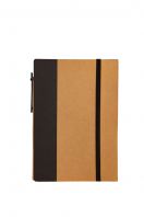 Bamboo Notebook With Pen & Sticky Notes/10cm(L) x 14.5cm(H)/EC13