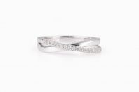 Roman & Co Eternal Weave Pavé Diamond Wedding Band Roman & Co Eternal Weave Pavé Diamond Wedding Band
