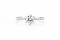 Roman & Co Aris Twist Solitaire Diamond Engagement Ring Roman & Co Aris Twist Solitaire Diamond Engagement Ring