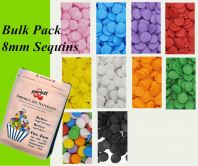Bulk 8MM Big Sequins Confetti Clean Label Sprinkles   Industrial Bakery Decorations (2kg / 12kg)