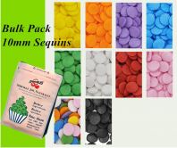Bulk 10MM Big Sequins Confetti Top 14 Allergen Free Sprinkles   Industrial Bakery Decorations (2kg / 12kg)