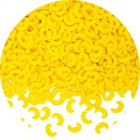 Bulk Moon Confetti Shapes: Natural Yellow & White Crescent Moons for Eid & Celestial Theme Wholesale