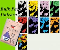 Bulk Natural Unicorn Sprinkles: Multi-Color Pastel Unicorn Confetti for Fantasy-Themed Bakery - E171-Free & Vegan