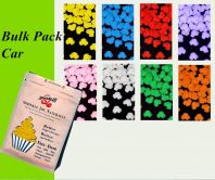 Bulk Car Confetti Shapes: Natural Vehicle-Themed Sprinkles for Transport & Birthday Production - E171-Free Wholesale