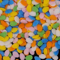 Bulk Egg Confetti Shapes: Natural Pastel Easter Egg Sprinkles for Industrial Bakery Wholesale - E171-Free & Vegan