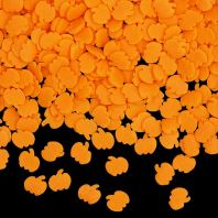 Industrial Pumpkins Filled Confetti: Solid Natural Orange Squash Sprinkles for Halloween Wholesale - E171-Free & Vegan Industrial Pumpkins Filled Confetti: Solid Natural Orange Squash Sprinkles for Halloween Wholesale - E171-Free & Vegan
