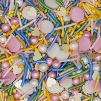 Pastel Party ! Natural Pastel Combination Sprinkles Medley Bulk Wholesale Soya-Free Nuts-Free Top 14 Allergen-Free Industrial Bakery Grade BRC, Kosher, Halal & FDA Certified Pastel Party ! Natural Pastel Combination Sprinkles Medley Bulk Wholesale Soya-Free Nuts-Free Top 14 Allergen-Free Industrial Bakery Grade BRC, Kosher, Halal & FDA Certified