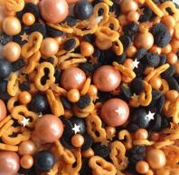 Jack o' Lantern �� Natural Halloween Sprinkles Mix  Bulk Wholesale  Dairy-Free  Soya-Free  Top 14 Allergen-Free  Industrial Bakery Grade  BRC, Kosher, Halal & FDA Certified