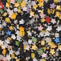 Rocking Star �� Natural Halloween Sprinkles Medley  Bulk Wholesale  Top 14 Allergen-Free  Industrial Bakery Grade  BRC, Kosher, Halal & FDA Certified