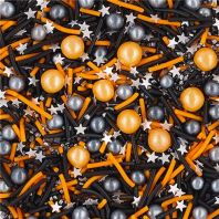 Halloween Party �� Natural Halloween Sprinkles Medley  Bulk Wholesale  Top 14 Allergen-Free  Industrial Bakery Grade  BRC, Kosher, Halal & FDA Certified