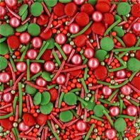 The First Noel �� Classic Christmas Sprinkles Medley  Bulk Wholesale  Top 14 Allergen-Free  Industrial Bakery Grade  BRC, Kosher, Halal & FDA Compliant