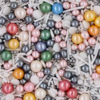 Baubles �� Classic Christmas Sprinkles Medley  Bulk Wholesale  Top 14 Allergen-Free  Industrial Bakery Grade  BRC, Kosher, Halal & FDA Compliant