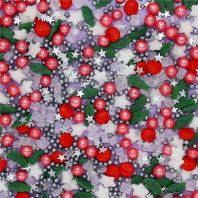 Holly Berry �� Classic Christmas Sprinkles Medley  Bulk Wholesale  Top 14 Allergen-Free  Industrial Bakery Grade  BRC, Kosher, Halal & FDA Compliant