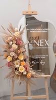 Flowers Mirror Stand  |  Grand Opening flower Jb