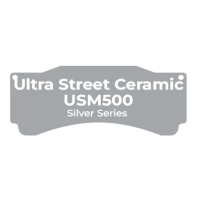 Ultra Street Ceramic USC500 Brack Pad | Silver Series