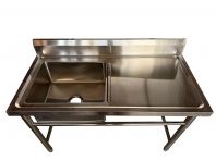 Stainless Steel Siingle Bowl Sink (Left) Stainless Steel Siingle Bowl Sink (Left)