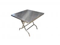 Stainless Steel Square Dining Table (900 x 900 x 800) Stainless Steel Square Dining Table (900 x 900 x 800)