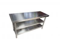 3 Tier Stainless Steel Work Table (1500 x 600 x 800) 3 Tier Stainless Steel Work Table (1500 x 600 x 800)