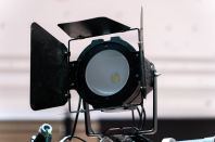 COB Light with Barndoor