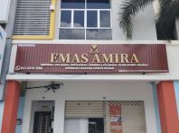 BUDGET FRIENDLY 3D LED FACE-GLOW LETTERING SIGNAGE + ALUMINIUM STRIP CEILING BASE MAKER IN BANGI, BDR SERI PUTRA & DENGKIL