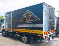 PAKAR BALUTAN STIKER BADAN LORI KALIS AIR DI PENANG, BATU KAWAN & BAYAN LEPAS