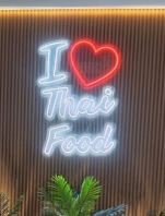 Restaurant Ambience Branding | Custom Thai Food LED Neon Wall Sign Maker at Klang, Shah Alam & Petaling Jaya