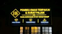 Gold Shop Street Impact | Custom 3D LED Front-Lit Jewellery Sign Maker at Kuala Lumpur, Cheras & Ampang