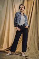 The Vintage Cropped Plaid Shirt