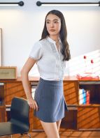 Celeste Lace Trim Ramie Cotton Blouse