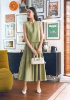 Nadia Linen Blend Sleeveless Top