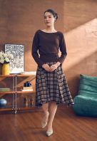 Muse Button Wool Blend Top