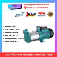 LEO 4ACM100S 1HP (0.75kW) Stainless Steel Multistage Centrifugal Pump   1 Phase Water Pump