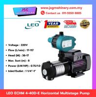 LEO ECHM4-40D-E Horizontal Multistage Water Pump 1HP   Durable Pump for Industrial & Home Use