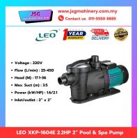 LEO XKP-1604E Pool & Spa Pump 2.1HP 1600W | High Performance Water Circulation Pump