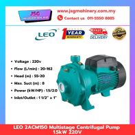 LEO 2ACM150 Self-Priming Multistage Centrifugal Pump 230V 2HP | High Pressure Water Pump