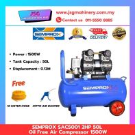SEMPROX SAC5001 Oil Free Air Compressor 2HP 50L 1500W