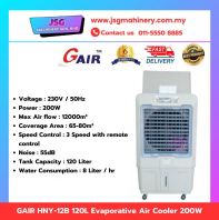 GAIR HNY-12B 200W / HNY-16B 400W 120L Evaporative Air Cooler    Portable Home & Office Fan