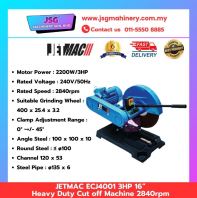 JETMAC ECJ4001 16" Heavy Duty Disc Cut Off Machine 3HP 2840RPM