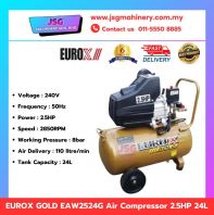 EUROX EAW2524G Direct Air Compressor 24L 2.5HP 8 Bar 2850 RPM