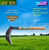 SAMLEE D0901 ISO Sickle with Wooden Handle