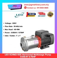 LEO ECHM2-50S Horizontal Multistage Pump 0.55kW 0.75HP