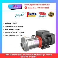 LEO ECHM4-30S Horizontal Multistage Pump 0.55kW 0.75HP