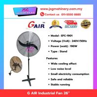 GAIR 26 Inch Heavy Duty Industrial Stand Fan High Power Air Circulation Fan