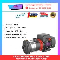 LEO ECH10-50 Horizontal Multistage Water Pump 415V 2.2KW (3.0HP)