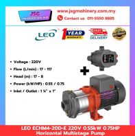 LEO ECHM4-20D-E Horizontal Multistage Water Pump 220V 0.55kW (0.75HP)